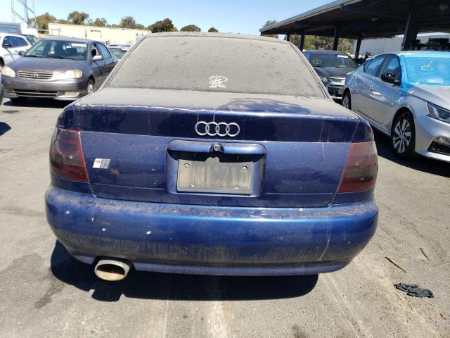 WAUDD68D0YA142951 - 2000 AUDI S4 2.7 QUATTRO BLUE photo 6