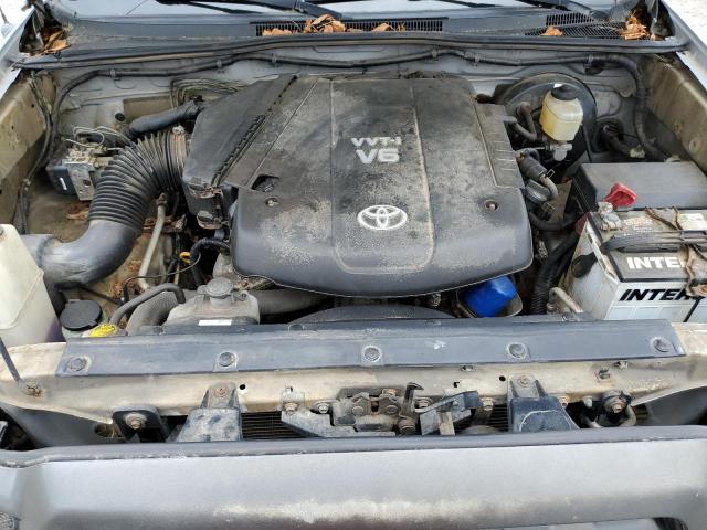 5TEUU42N17Z410757 - 2007 TOYOTA TACOMA ACCESS CAB ვერცხლისფერი ფოტო 11