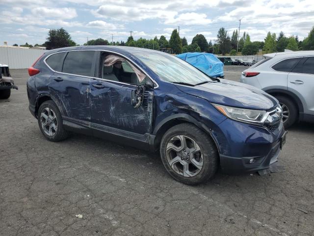 2HKRW2H8XHH622132 - 2017 HONDA CR-V EXL BLUE photo 4