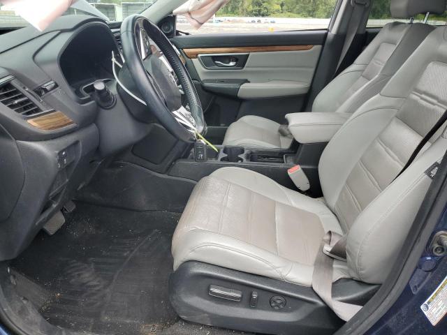 2HKRW2H8XHH622132 - 2017 HONDA CR-V EXL BLUE photo 7