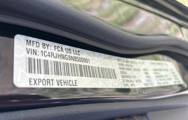 1C4RJHNG8N8500991 - 2022 JEP GRAND CHER BLACK photo 10