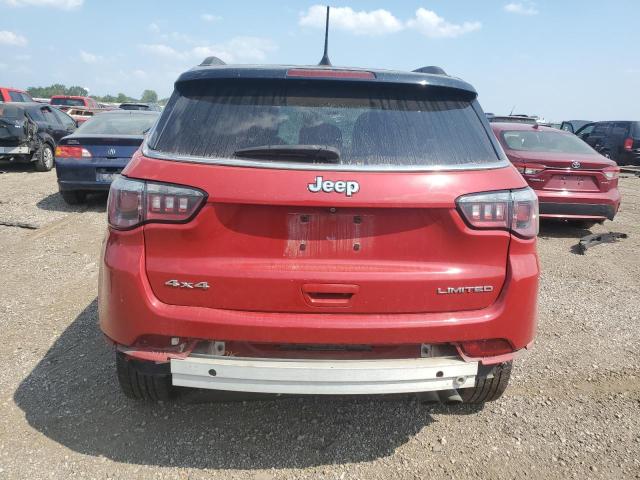 3C4NJDCBXJT190370 - 2018 JEEP COMPASS LIMITED Червоний фото 6