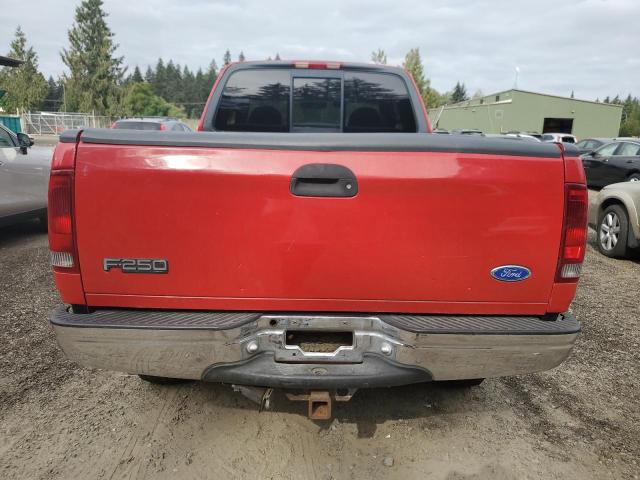 1FTFX28L2VNB62819 - 1997 FORD F250 RED photo 6