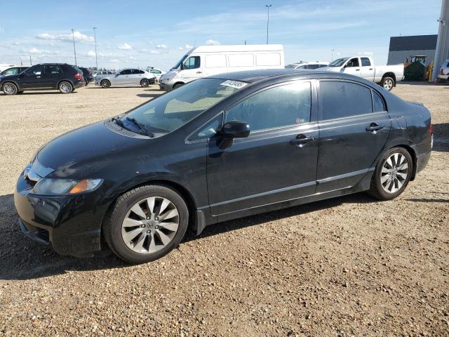2HGFA160X9H004894 - 2009 HONDA CIVIC EXL BLACK photo 1