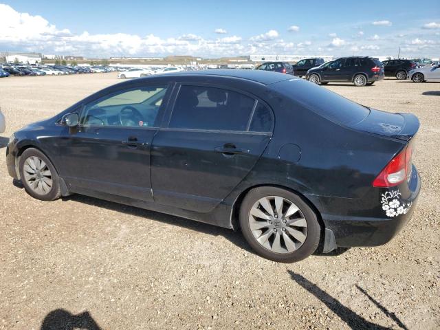 2HGFA160X9H004894 - 2009 HONDA CIVIC EXL BLACK photo 2