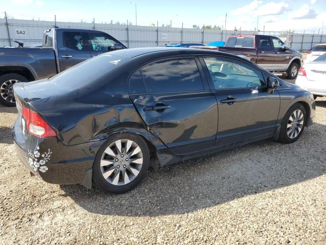 2HGFA160X9H004894 - 2009 HONDA CIVIC EXL BLACK photo 3