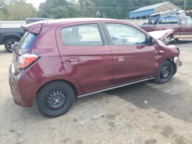 ML32AUHJ4MH000636 - 2021 MITSUBISHI MIRAGE ES BURGUNDY photo 3