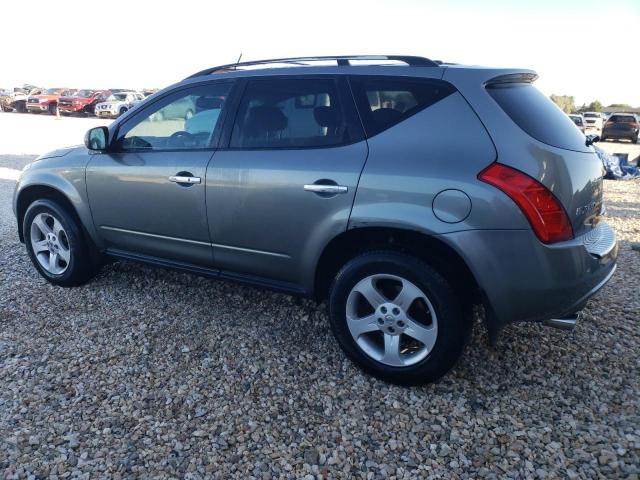 JN8AZ08W75W424996 - 2005 NISSAN MURANO SL GRAY photo 2