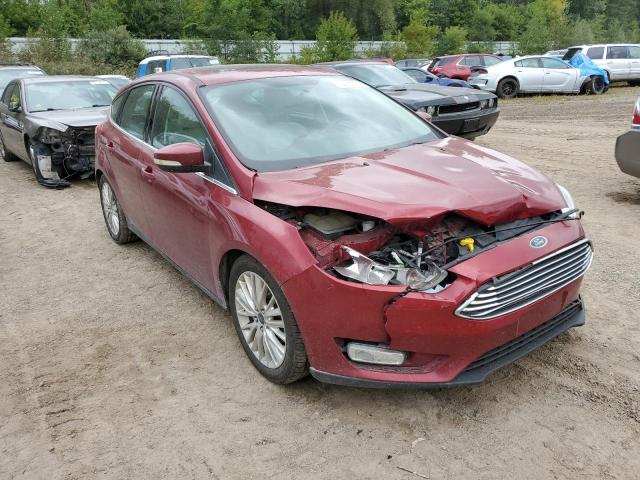 1FADP3N20GL285838 - 2016 FORD FOCUS TITANIUM RED photo 4