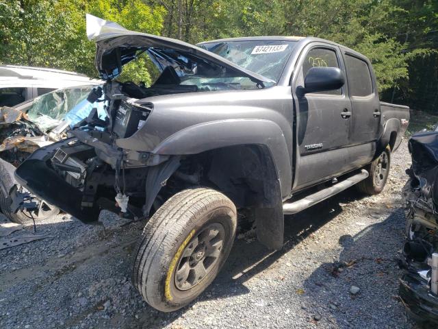3TMJU4GN5FM177554 - 2015 TOYOTA TACOMA DOUBLE CAB PRERUNNER GRAY photo 1