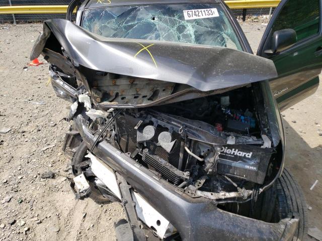 3TMJU4GN5FM177554 - 2015 TOYOTA TACOMA DOUBLE CAB PRERUNNER GRAY photo 12