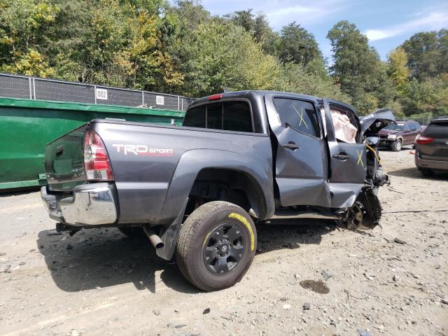 3TMJU4GN5FM177554 - 2015 TOYOTA TACOMA DOUBLE CAB PRERUNNER GRAY photo 3