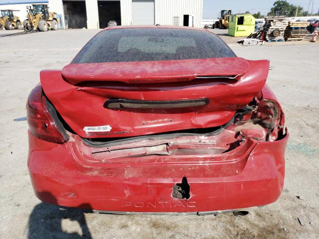 2G2WP552481109417 - 2008 PONTIAC GRAND PRIX RED photo 6