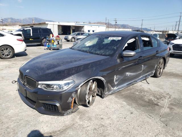 WBAJB9C58KB288445 - 2019 BMW M550XI BLACK photo 1