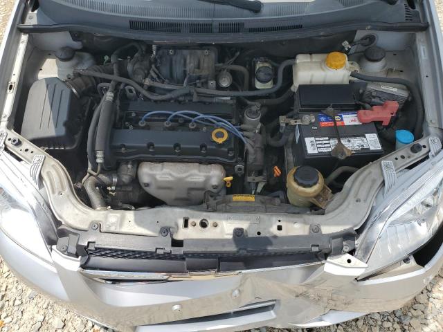KL1TD56618B005550 - 2008 CHEVROLET AVEO BASE SILVER photo 11