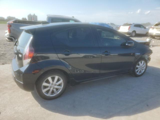 JTDKDTB36H1592564 - 2017 TOYOTA PRIUS C BLACK photo 3