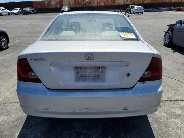 1HGEM22991L005975 - 2001 HONDA CIVIC SI SILVER photo 6