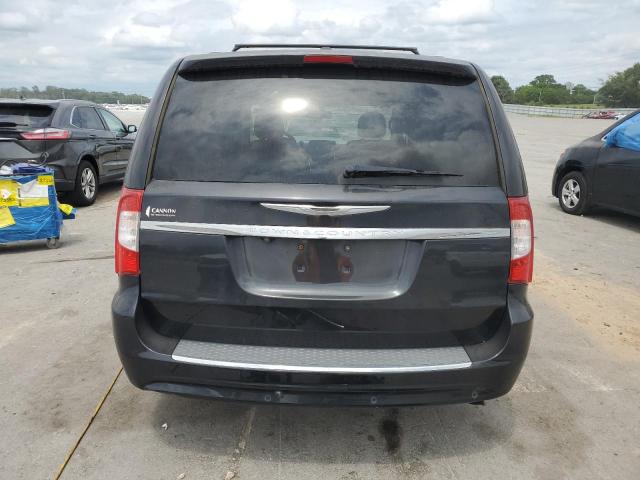 2C4RC1CG6CR376600 - 2012 CHRYSLER TOWN & COU TOURING L BLACK photo 6