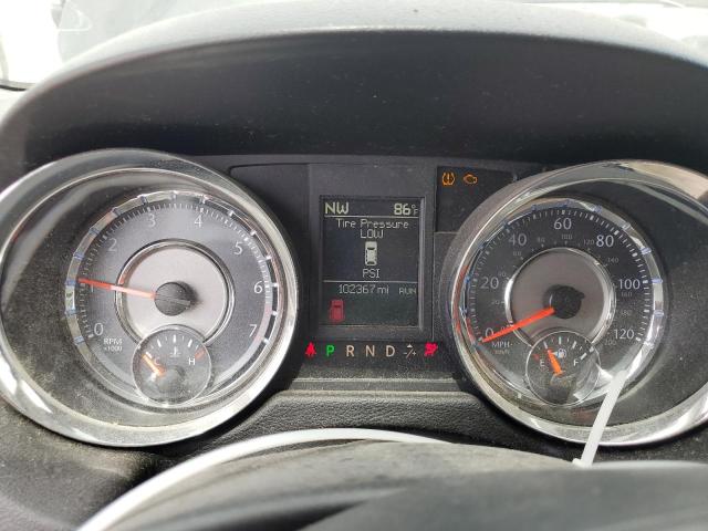 2C4RC1CG6CR376600 - 2012 CHRYSLER TOWN & COU TOURING L BLACK photo 9