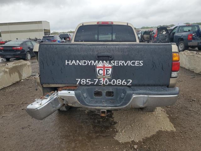 5TBBT44153S426769 - 2003 TOYOTA TUNDRA ACCESS CAB SR5 BEIGE photo 6