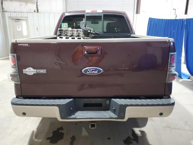 1FTPW14VX8KC53013 - 2008 FORD F150 SUPERCREW BROWN photo 6