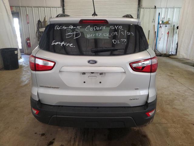 MAJ6P1UL7JC245805 - 2018 FORD ECOSPORT SE SILVER photo 6