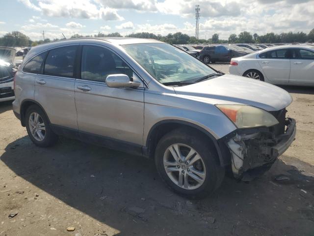 5J6RE4H7XBL100460 - 2011 HONDA CR-V EXL SILVER photo 4