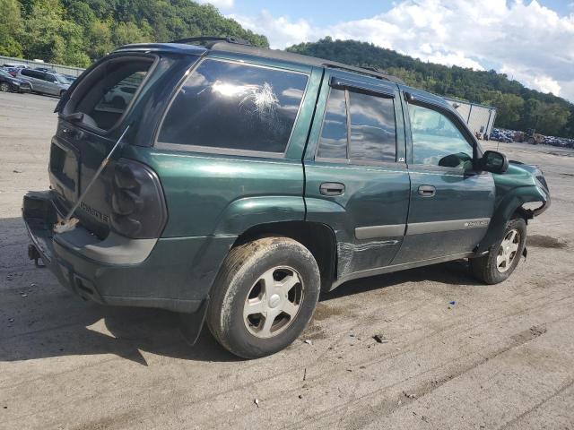 1GNDT13S332307528 - 2003 CHEVROLET TRAILBLAZE GREEN photo 3