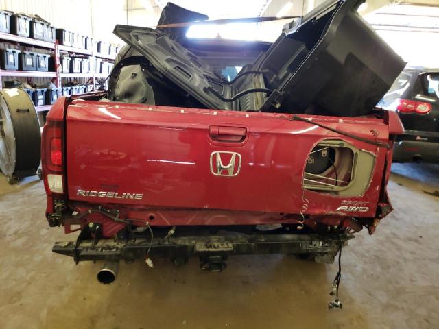 5FPYK3F16MB011842 - 2021 HONDA RIDGELINE SPORT RED photo 6