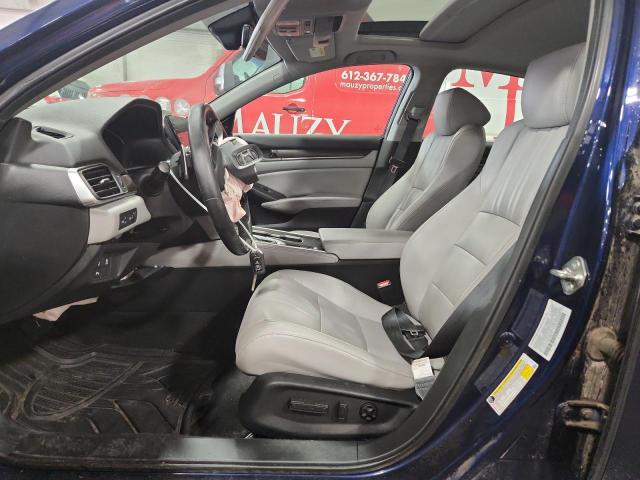 1HGCV1F94JA042114 - 2018 HONDA ACCORD TOURING BLUE photo 7