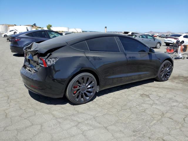 5YJ3E1ECXPF604884 - 2023 TESLA MODEL 3 黑色 照片 3