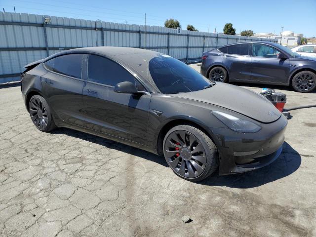 5YJ3E1ECXPF604884 - 2023 TESLA MODEL 3 黑色 照片 4