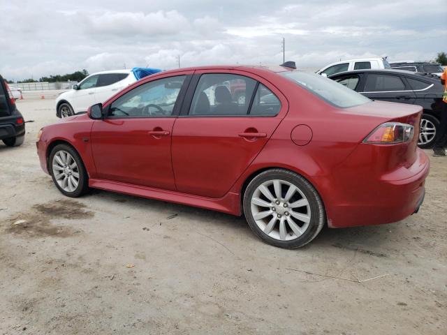 JA32U2FUXBU001816 - 2011 MITSUBISHI LANCER ES/ES SPORT RED photo 2