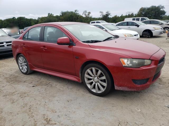 JA32U2FUXBU001816 - 2011 MITSUBISHI LANCER ES/ES SPORT RED photo 4