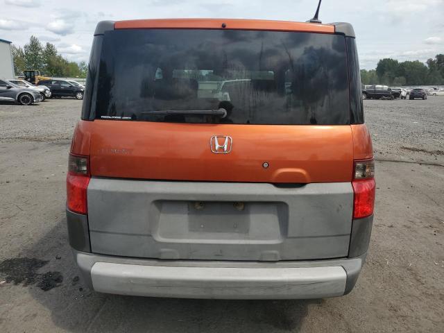 5J6YH286X5L018523 - 2005 HONDA ELEMENT EX ORANGE photo 6