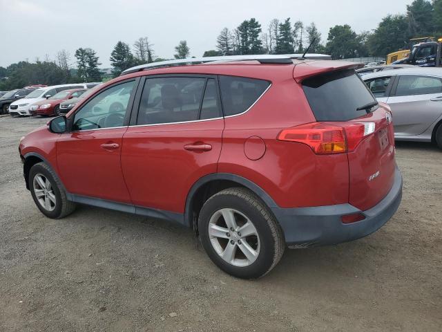 2T3RFREVXDW108383 - 2013 TOYOTA RAV4 XLE RED photo 2