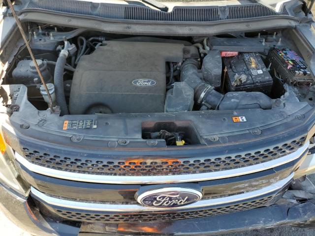 1FM5K8F87DGA14255 - 2013 FORD EXPLORER LIMITED შავი ფოტო 12