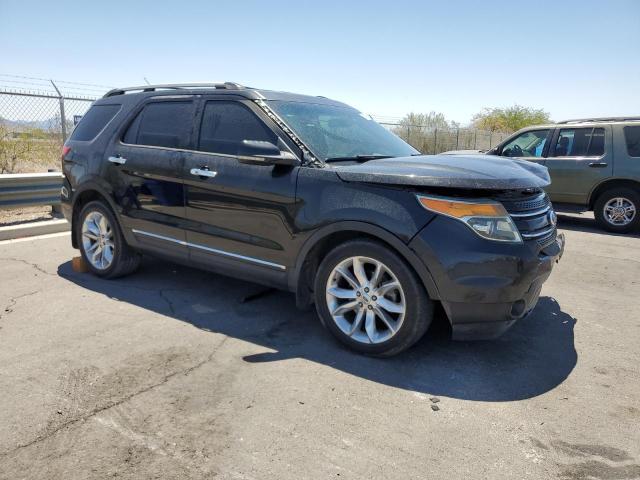 1FM5K8F87DGA14255 - 2013 FORD EXPLORER LIMITED შავი ფოტო 4