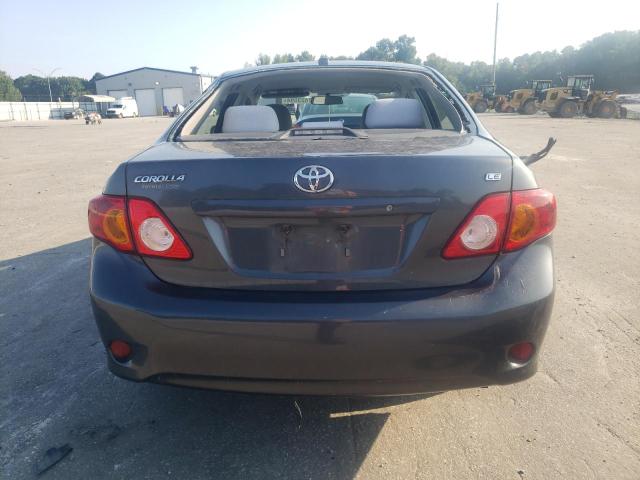 1NXBU40E29Z060038 - 2009 TOYOTA COROLLA BASE GRAY photo 6