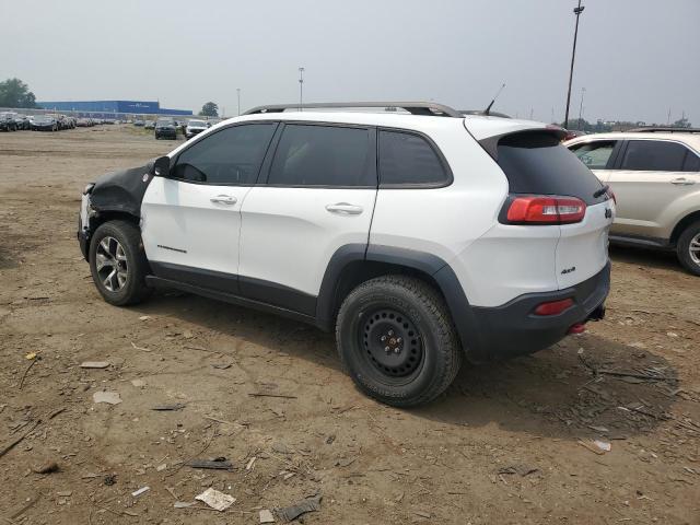 1C4PJMBB2EW109694 - 2014 JEEP CHEROKEE TRAILHAWK WHITE photo 2