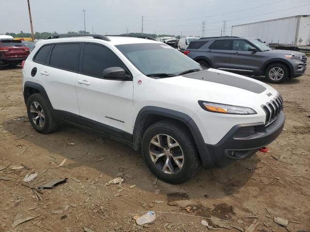 1C4PJMBB2EW109694 - 2014 JEEP CHEROKEE TRAILHAWK WHITE photo 4