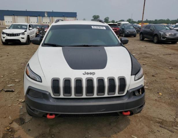 1C4PJMBB2EW109694 - 2014 JEEP CHEROKEE TRAILHAWK WHITE photo 5
