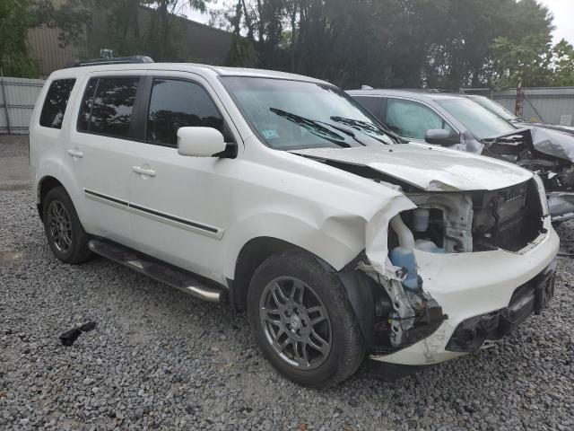 5FNYF4H97EB015437 - 2014 HONDA PILOT TOURING WHITE photo 4