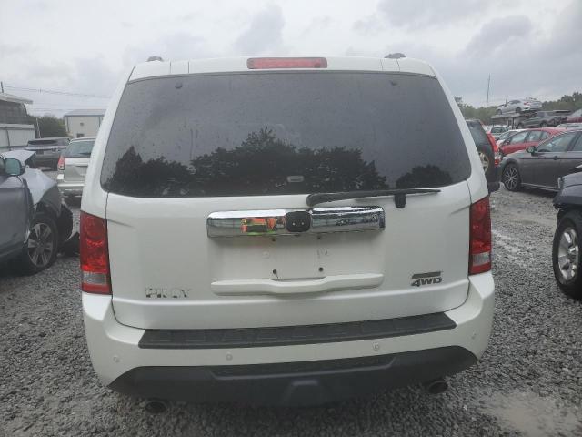 5FNYF4H97EB015437 - 2014 HONDA PILOT TOURING WHITE photo 6