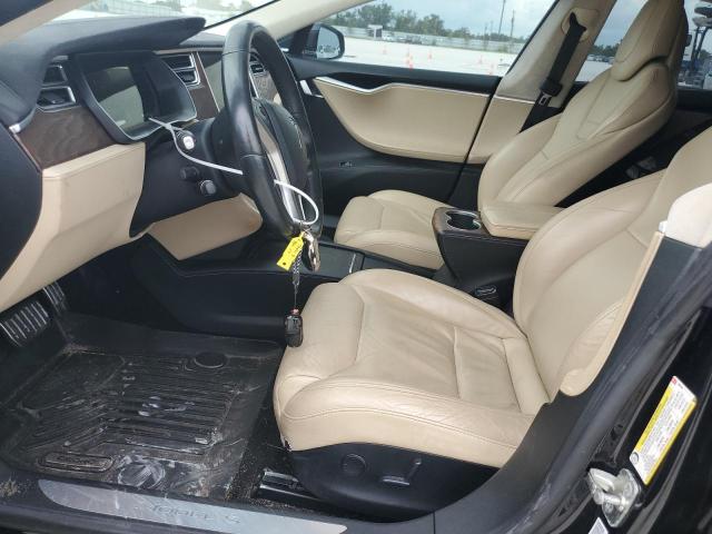5YJSA1E23HF190749 - 2017 TESLA MODEL S Чорний фото 7