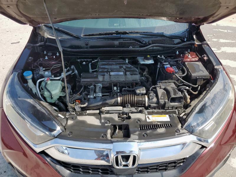 7FARW1H84JE006090 - 2018 HONDA CR-V EXL MAROON photo 12