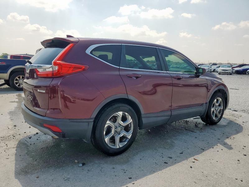 7FARW1H84JE006090 - 2018 HONDA CR-V EXL MAROON photo 3
