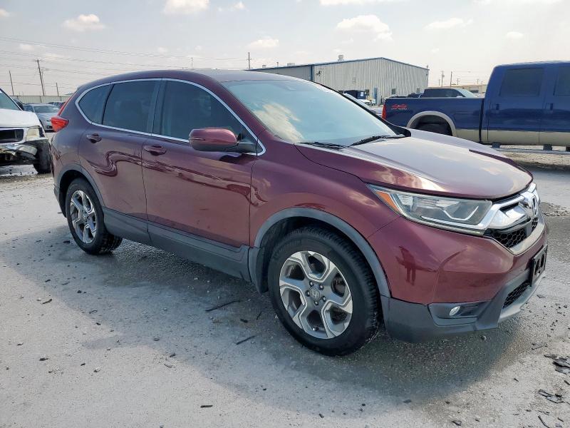 7FARW1H84JE006090 - 2018 HONDA CR-V EXL MAROON photo 4