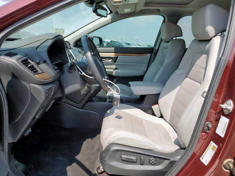 7FARW1H84JE006090 - 2018 HONDA CR-V EXL MAROON photo 7