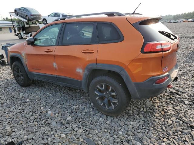 1C4PJMBS0FW640037 - 2015 JEEP CHEROKEE TRAILHAWK ORANGE photo 2